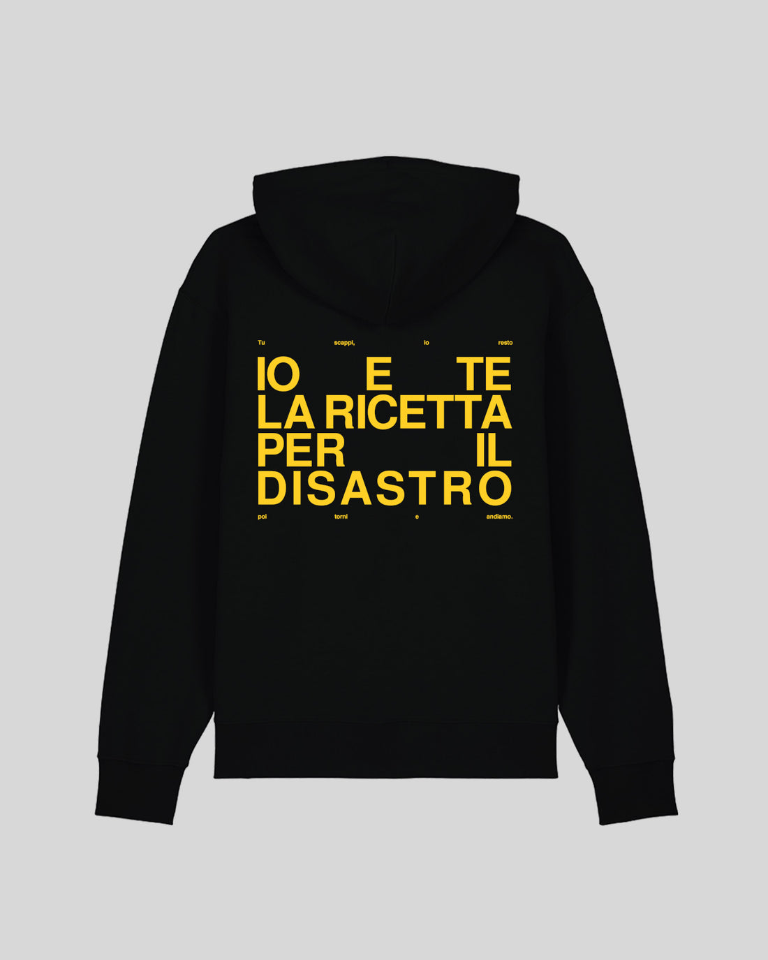 IO E TE LA RICETTA PER IL DISASTRO